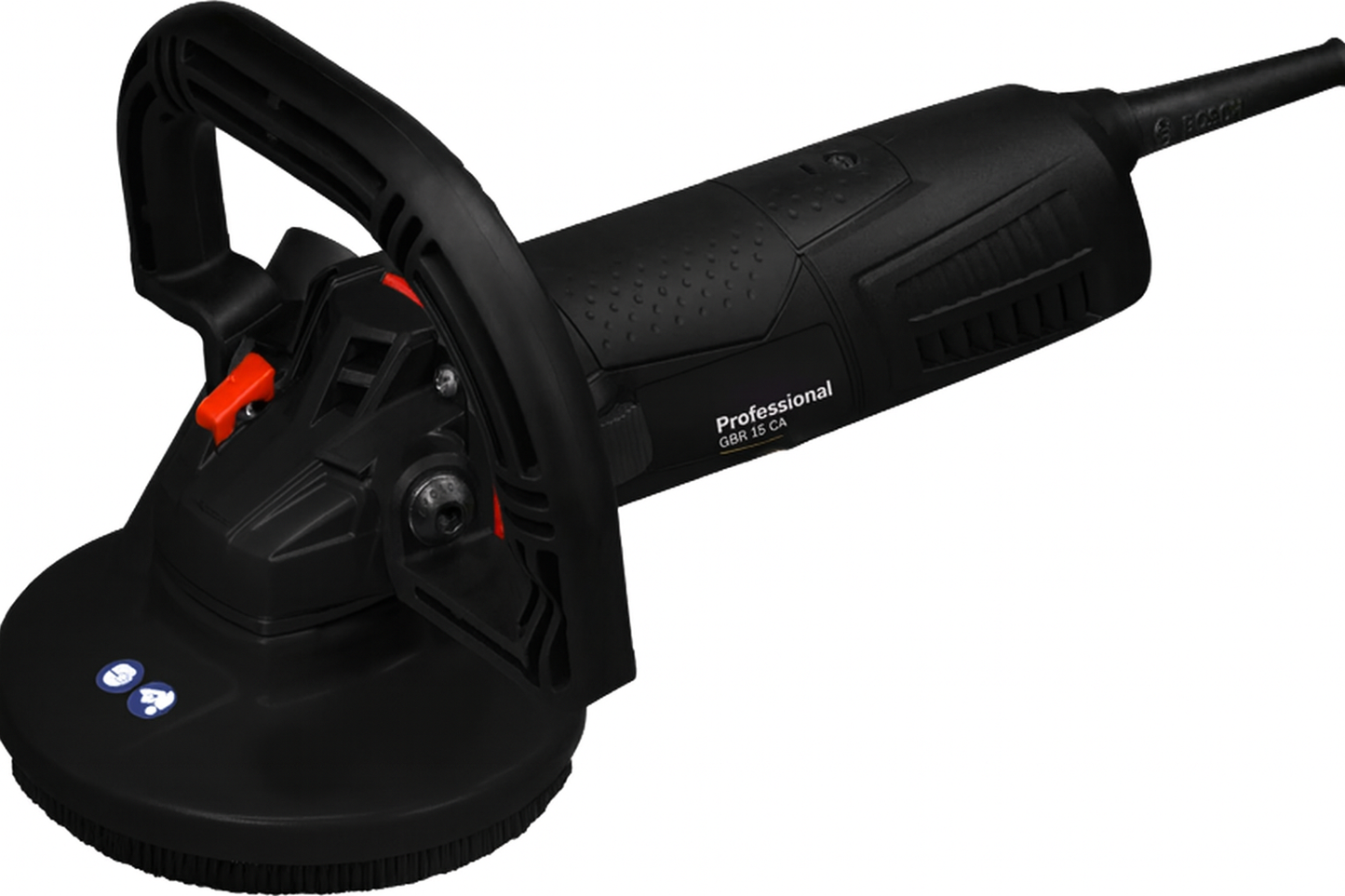 1,500 W Corded Concrete Grinder – 125 mm with Premium Dust Protection