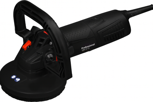 1,500 W Corded Concrete Grinder – 125 mm with Premium Dust Protection